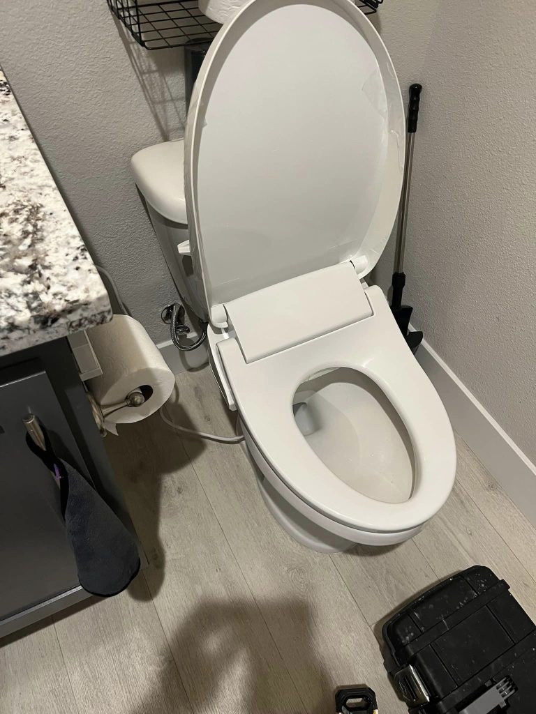 how I help install the bidet when there is no outlet near the toilet