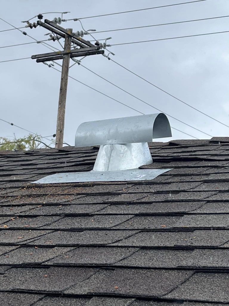 Roof vent flashing repair