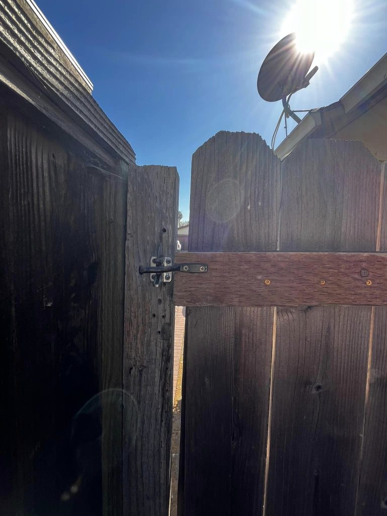 Fence door repair